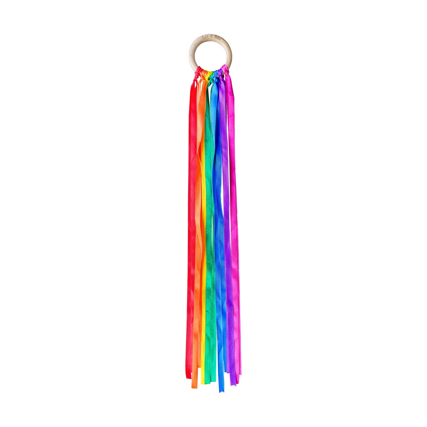 Handvlieger met linten | danslinten | Regenboog