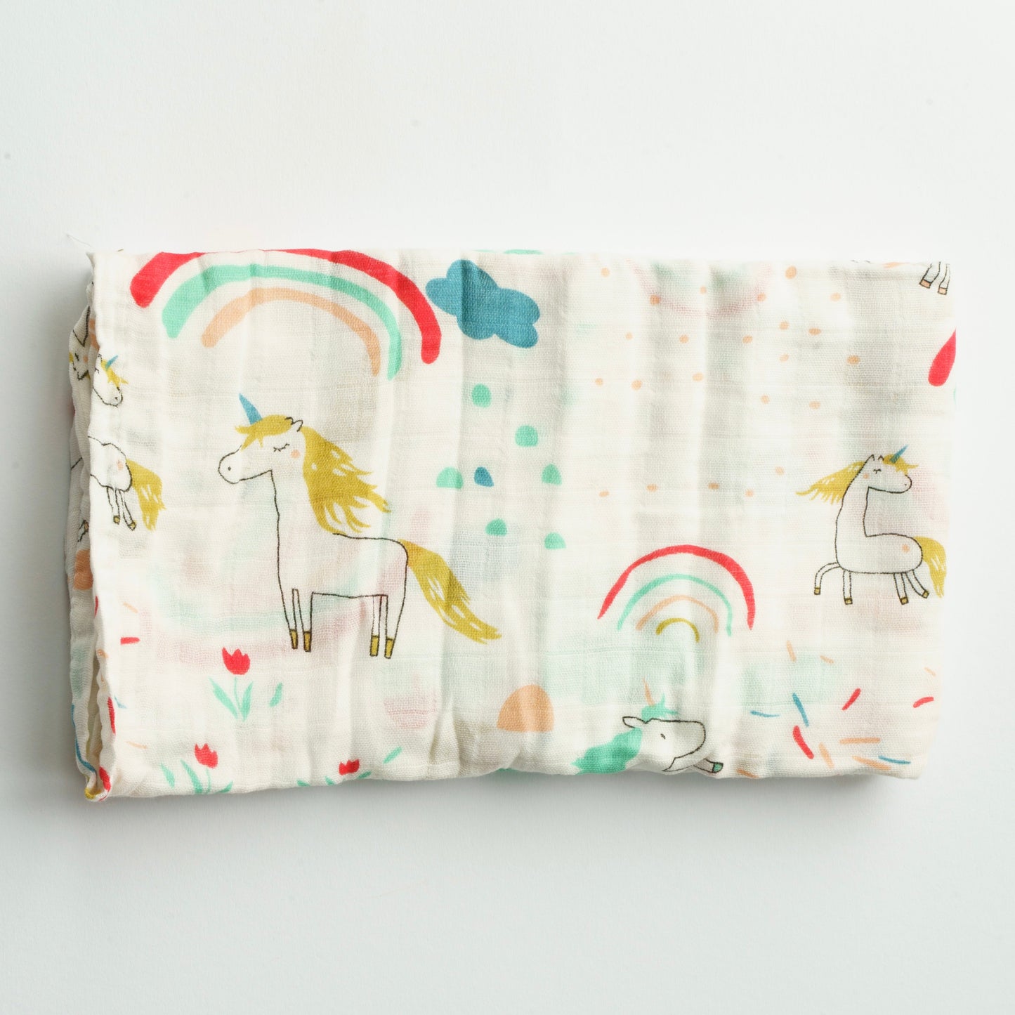 Hydrofiele doek XL | regenboog met eenhoorns