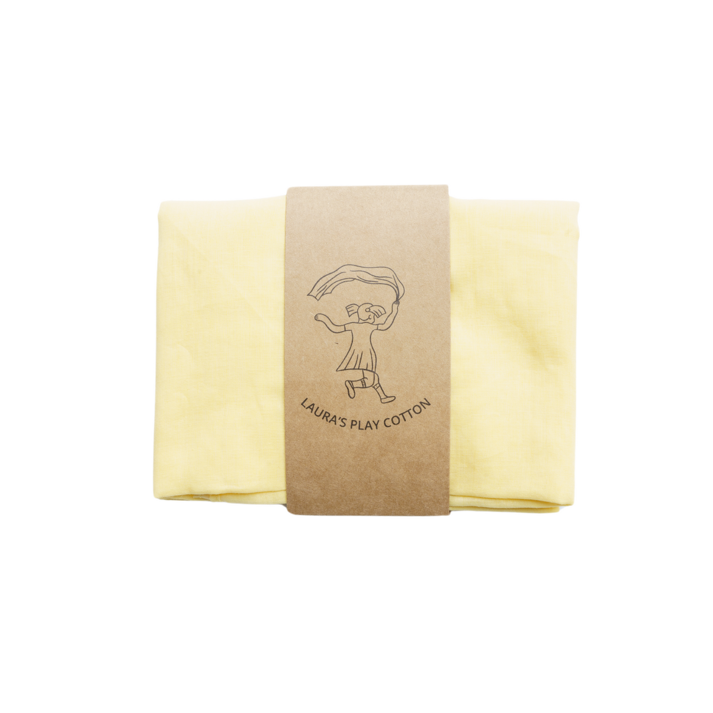 Play cloth - Light yellow - 90 x 90 cm