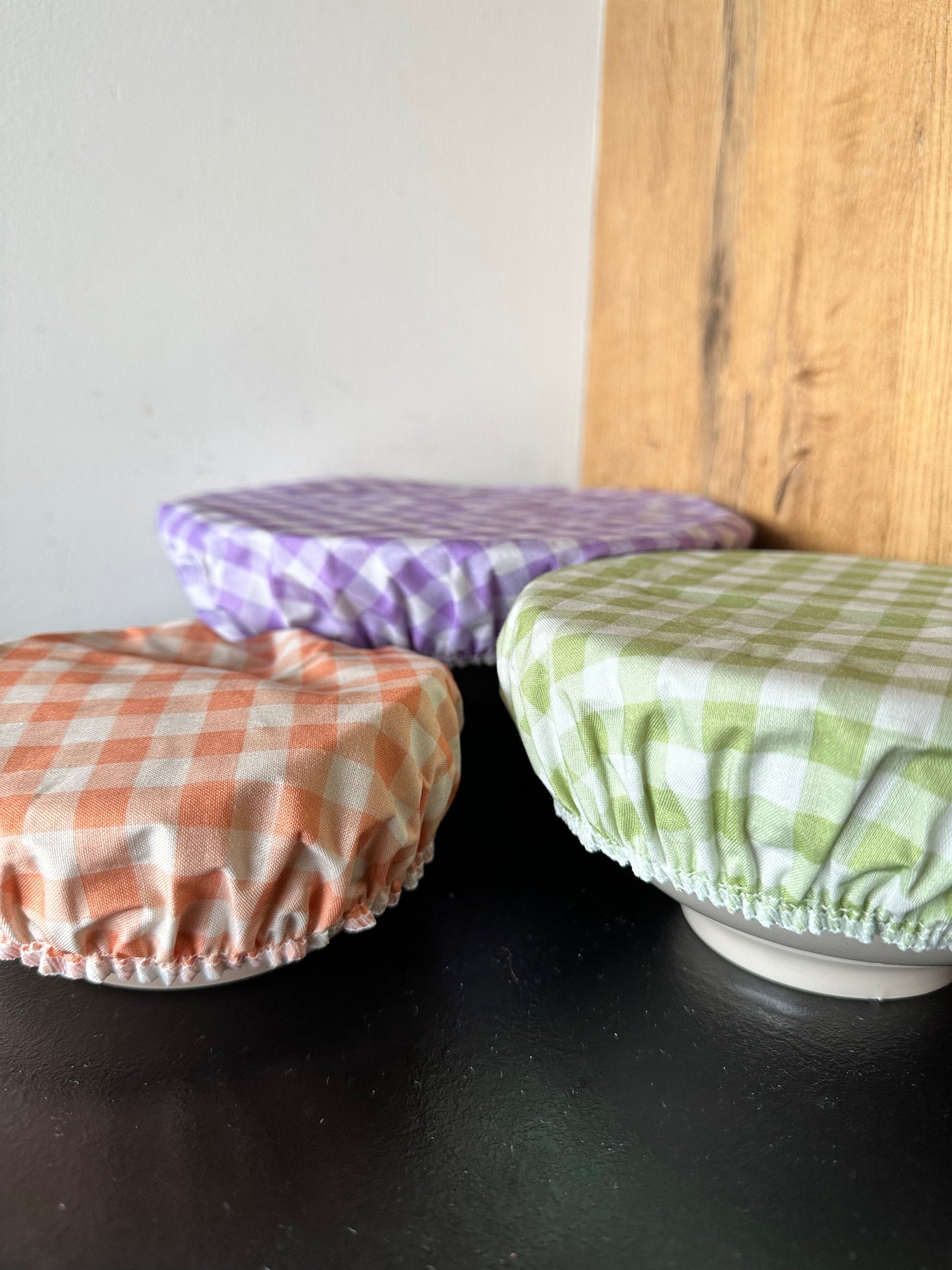 Tess & Tobi | bowl covers | set of 3 | Checks