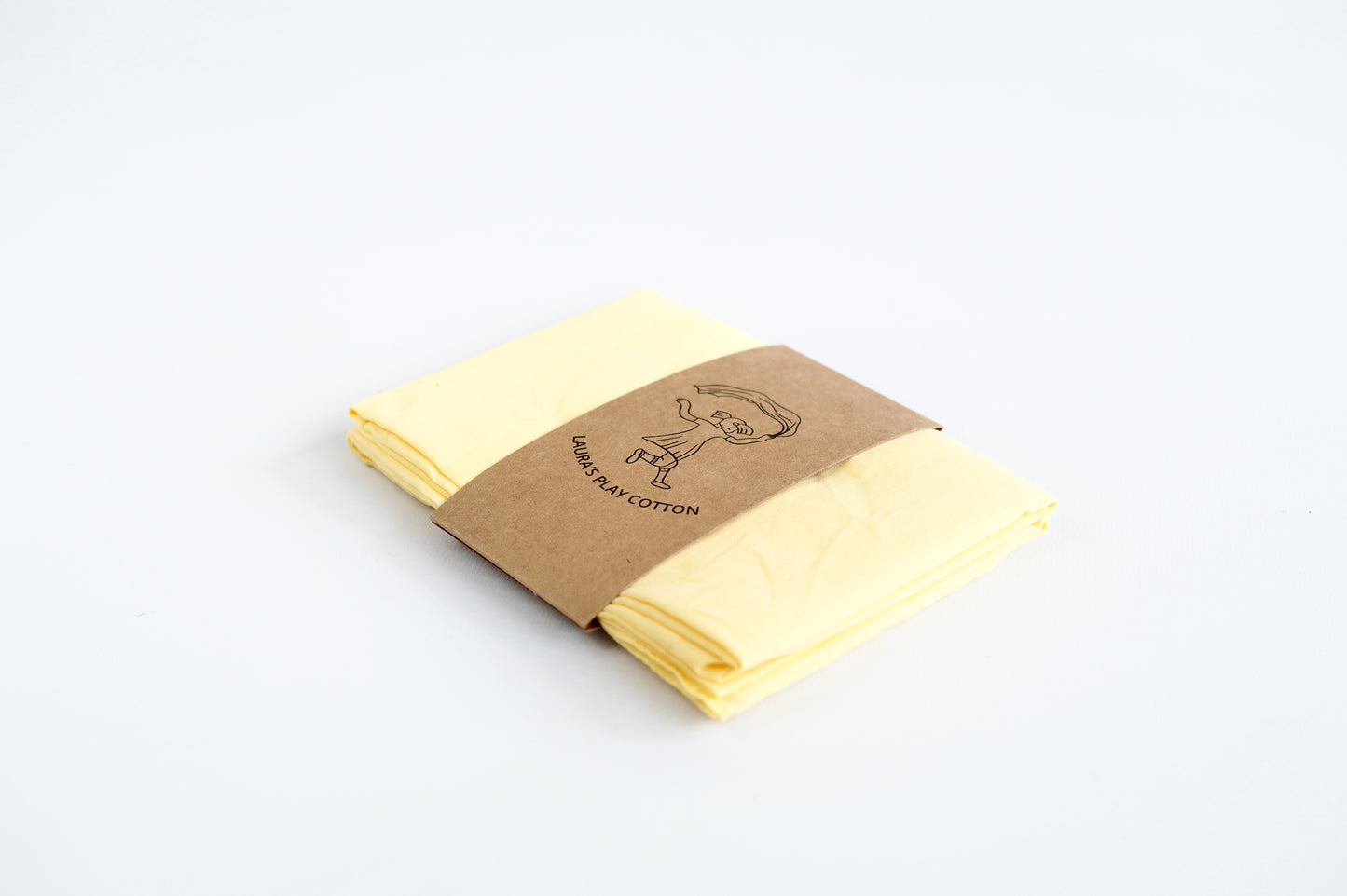 Play cloth - Light yellow - 90 x 90 cm