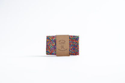 Play cloth - Confetti Rainbow 50 x 50 cm