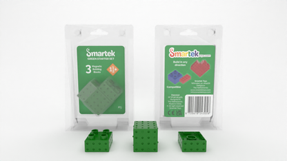 Magnetic Building Blocks Starter Set - Green