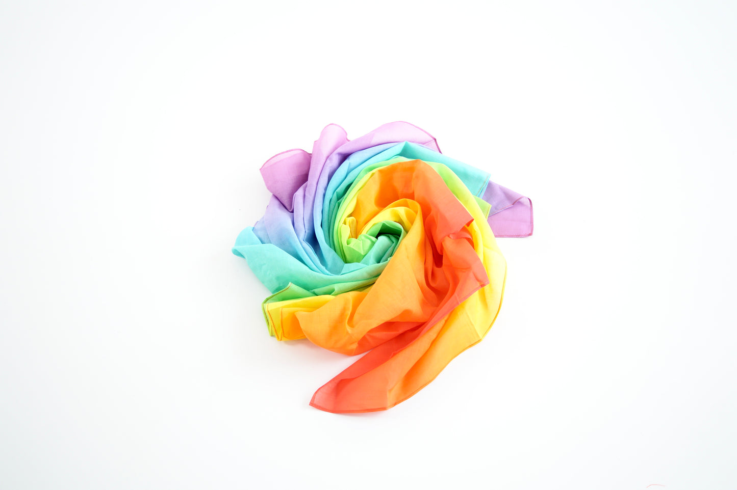Speeldoek - Pastel regenboog - 120 x 120 cm