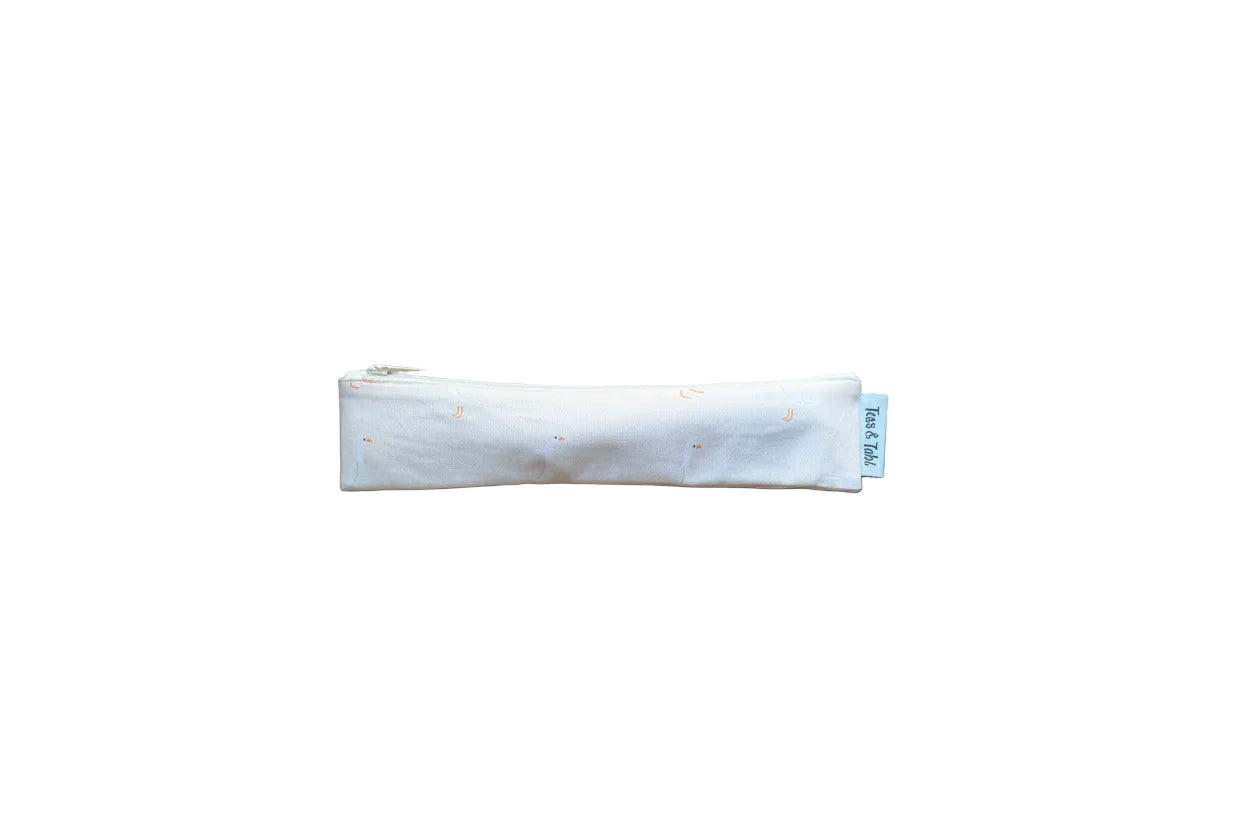 Wasbaar tandenborstelzakje - Eenden - 5 x 25 cm