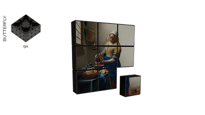 Magnetic Building Blocks The Milkmaid (9 pieces)