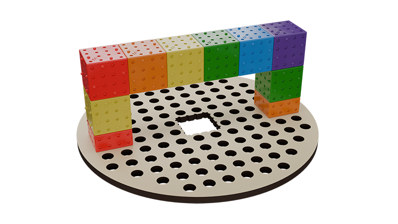 Round Smartek construction plate