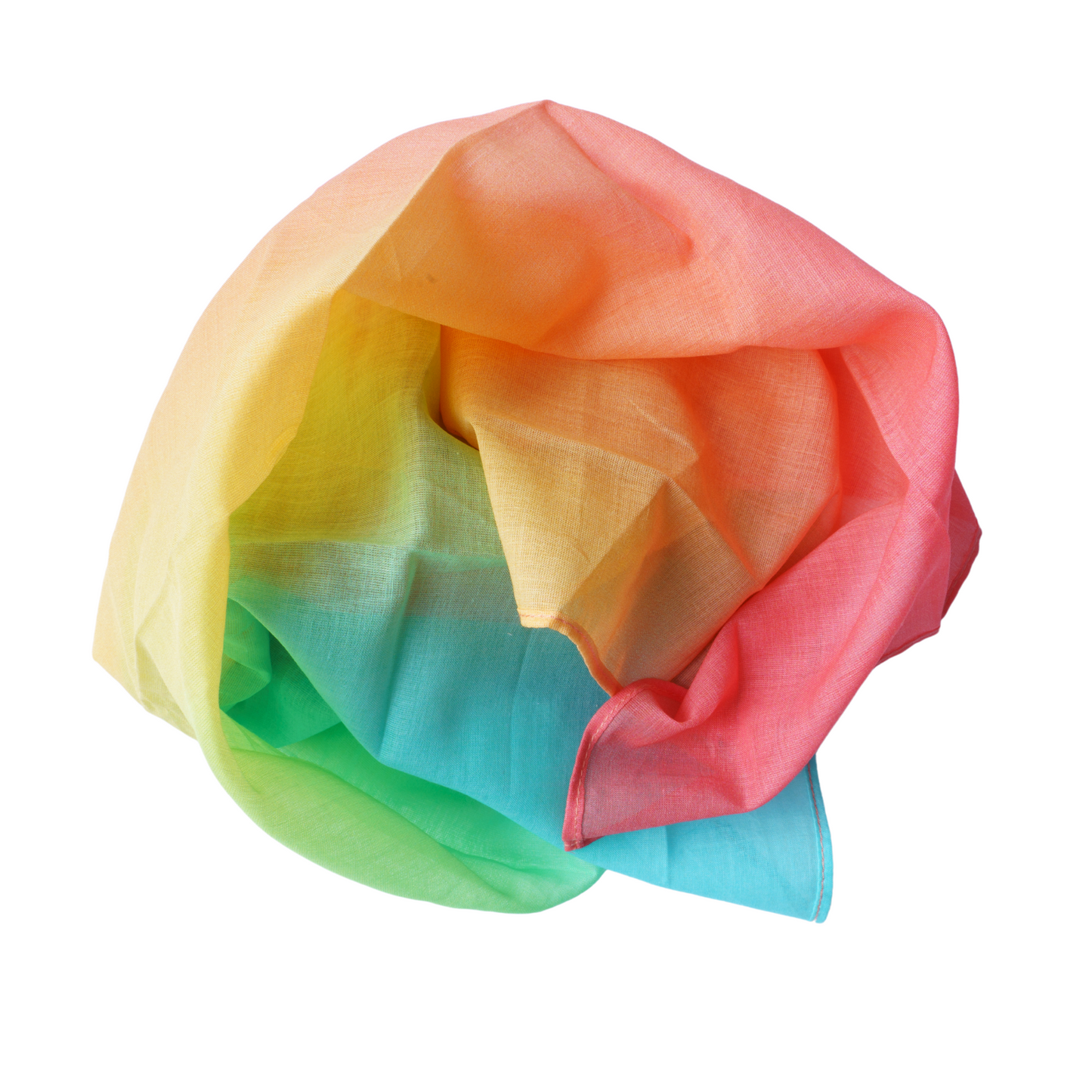 Speeldoek - Pastel regenboog - 90 x 90 cm