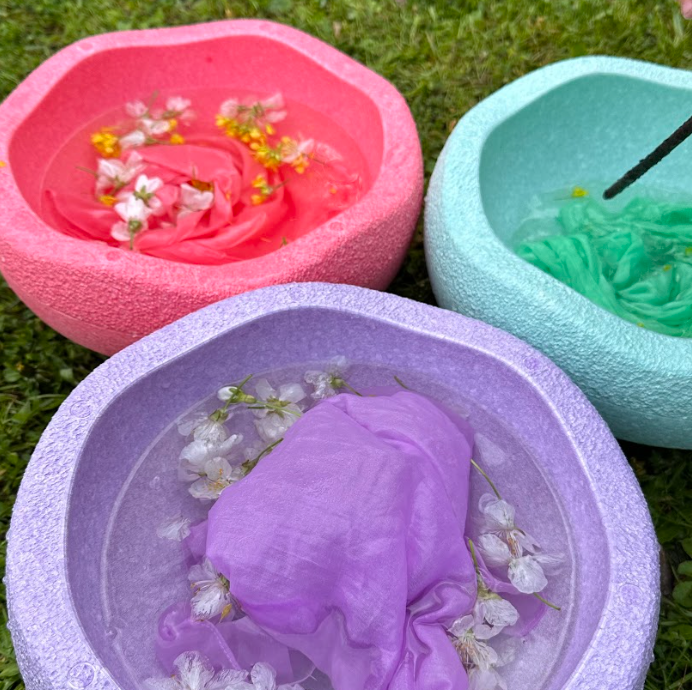 Play cloth - Purple - 90 x 90 cm