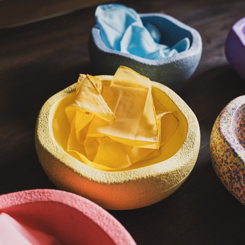 Play cloth - Light yellow - 50 x 50 cm