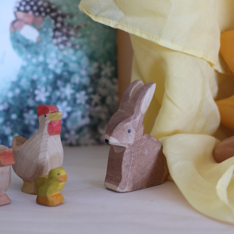 Play cloth - Light yellow - 90 x 90 cm