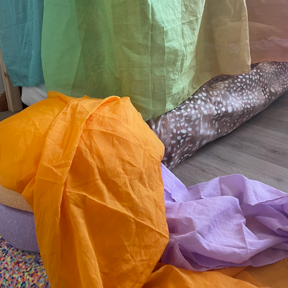 Speeldoek - Oranje - 90 x 90 cm