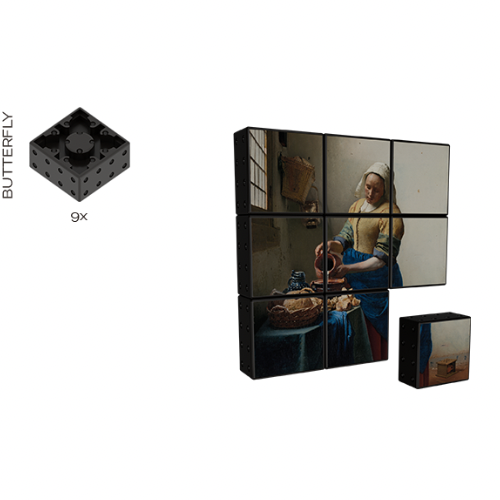 Magnetic Building Blocks The Milkmaid (9 pieces)