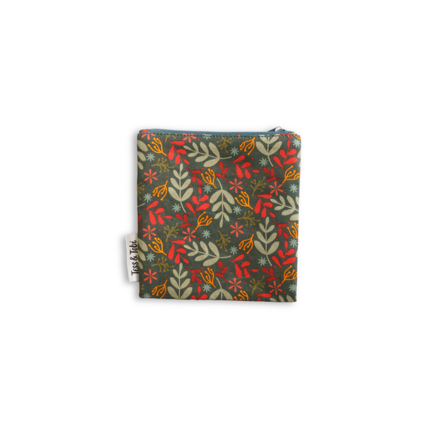 Washable snack bag | Leaves 14x14cm