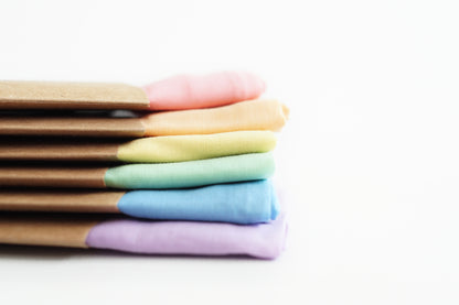 Set speeldoeken 6x pastel 90 x 90