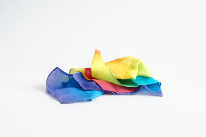 Speeldoek - Regenboog - 50 x 50 cm