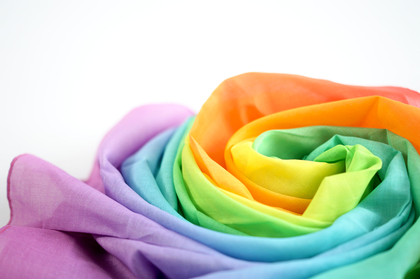 Speeldoek - Pastel regenboog - 120 x 120 cm